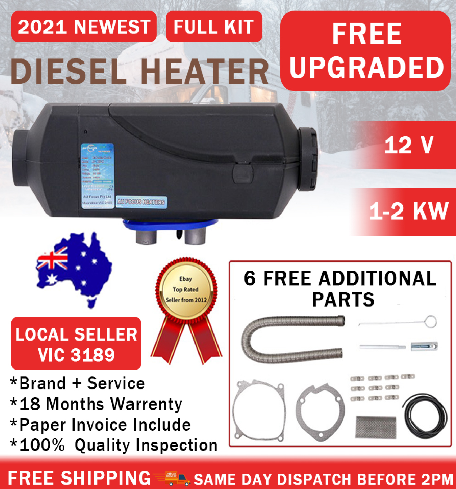 Quality Diesel Heater Hardware